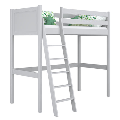 Grey Wooden Loft Bed – Children’s Room, Solid Wood, Scandi Style