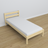 Clear pine bed made of wood – dimensions and diagram, Nizio Home