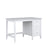 Desk 3S wooden white – angled view, scandi