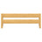 Children’s bed safety rail natural pine – side view, wooden