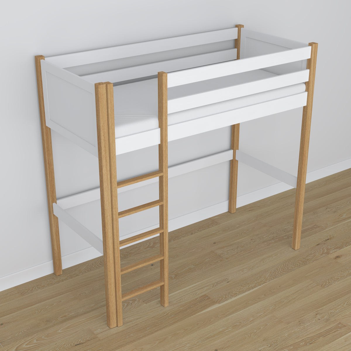 Nizio pine slatted base for loft bed – durable support base