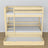 Clear Pine Wooden Bunk Bed – Ladder and Joint Details, Children’s Room