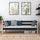 Sofa bed wooden black-oak – children’s room, Scandinavian style Nizio