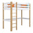 White and Oak Wooden Loft Bed – Children’s Room, Solid Wood, Scandi Style
