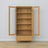 Display cabinet 1S pine natural pine in living room – Scandinavian arrangement, Nizio
