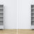 Display cabinet 1S wooden grey – open doors, shelves and drawer inside