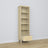 Bookcase 1S pine clear pine – open drawer, storage for small items