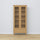 Display cabinet with drawer oak natural oak 90 cm – living room, Scandinavian style Nizio