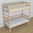 Bleached Oak Oak Bunk Bed – Side View, Nizio Home
