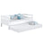 sofa bed with mattress drawer N01 wooden in custom RAL/NCS colour – solid wood, Nizio