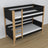 Black and Oak Bunk Bed in Children’s Room – Scandi Arrangement, Wooden