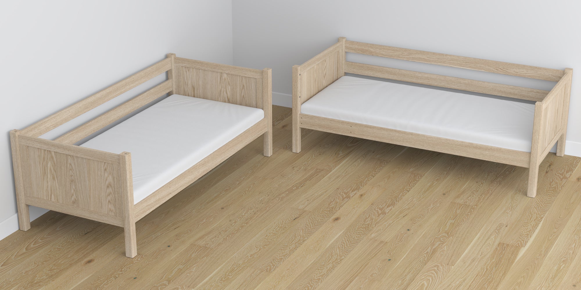 Nizio Home pine slatted base – for bunk beds and loft beds