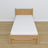 Natural Oak Bed – Mattress Drawer, Oak Details, Nizio Home
