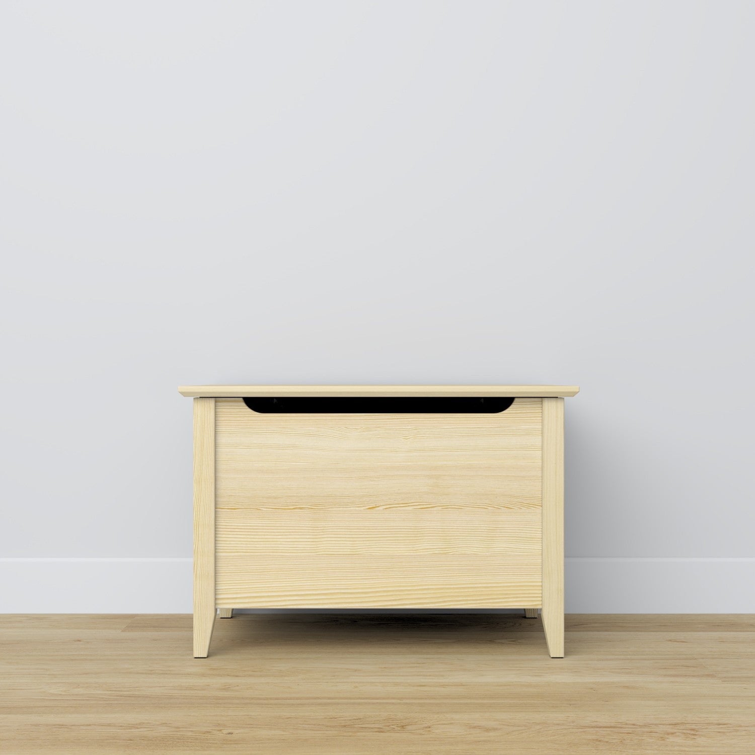 Chest pine clear pine – storage and seating, Scandinavian style by Nizio