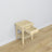 Bedside table N01 pine clear pine – open drawer, bedside storage compartment