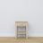 Bedside table with drawer N01 oak bleached oak – bedroom, Scandinavian style