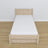 Bleached Oak Bed with Drawer – Oak Runners and Details, Nizio