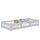 Low Bed Wooden Grey – Bedroom, Solid Wood, Scandinavian Style, Nizio