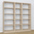 Bookcase bleached oak – oak joints, close-up of workmanship quality