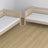 Oak Bunk Bed Bleached Oak with Mattress Drawer – Room Arrangement