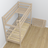 Oak Bunk Bed Bleached Oak with Drawer – Scandi Children’s Room Arrangement