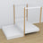 Wooden canopy bed white-oak – decorative frame, child’s room