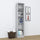 Bookcase wooden grey – living room and office, solid wood, Scandinavian style Nizio