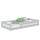 Low Wooden Grey Bed – Bedroom, Solid Wood, Scandinavian Style, Nizio
