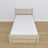 Bleached Oak Bed with Drawer – Oak Runners and Details, Nizio