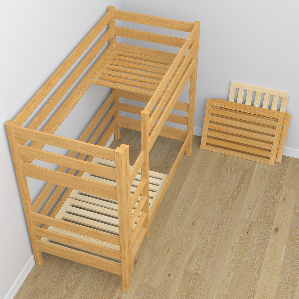 Nizio Home pine slatted base – for bunk beds and loft beds