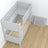 Grey Bunk Bed – Wooden Joinery Joints, Close-up, Nizio Home