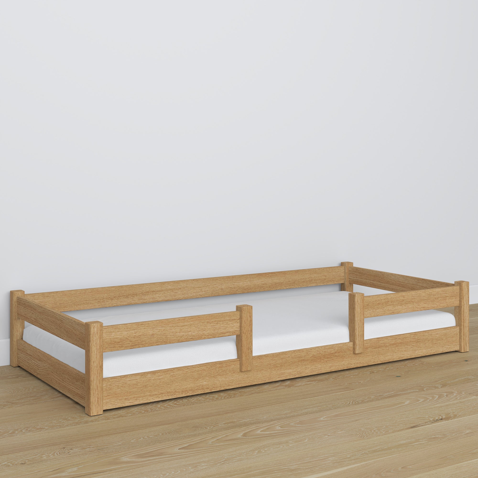Low Bed Oak Natural Oak – Joint Details, Nizio Home