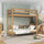 Oak Bunk Bed Natural Oak – Children’s Room, Solid Wood, Scandinavian Style