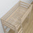 Loft bed bleached oak oak – top view of the sleeping area, Nizio