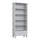 Bookcase 1S 80 grey made of wood – side view, depth and profile