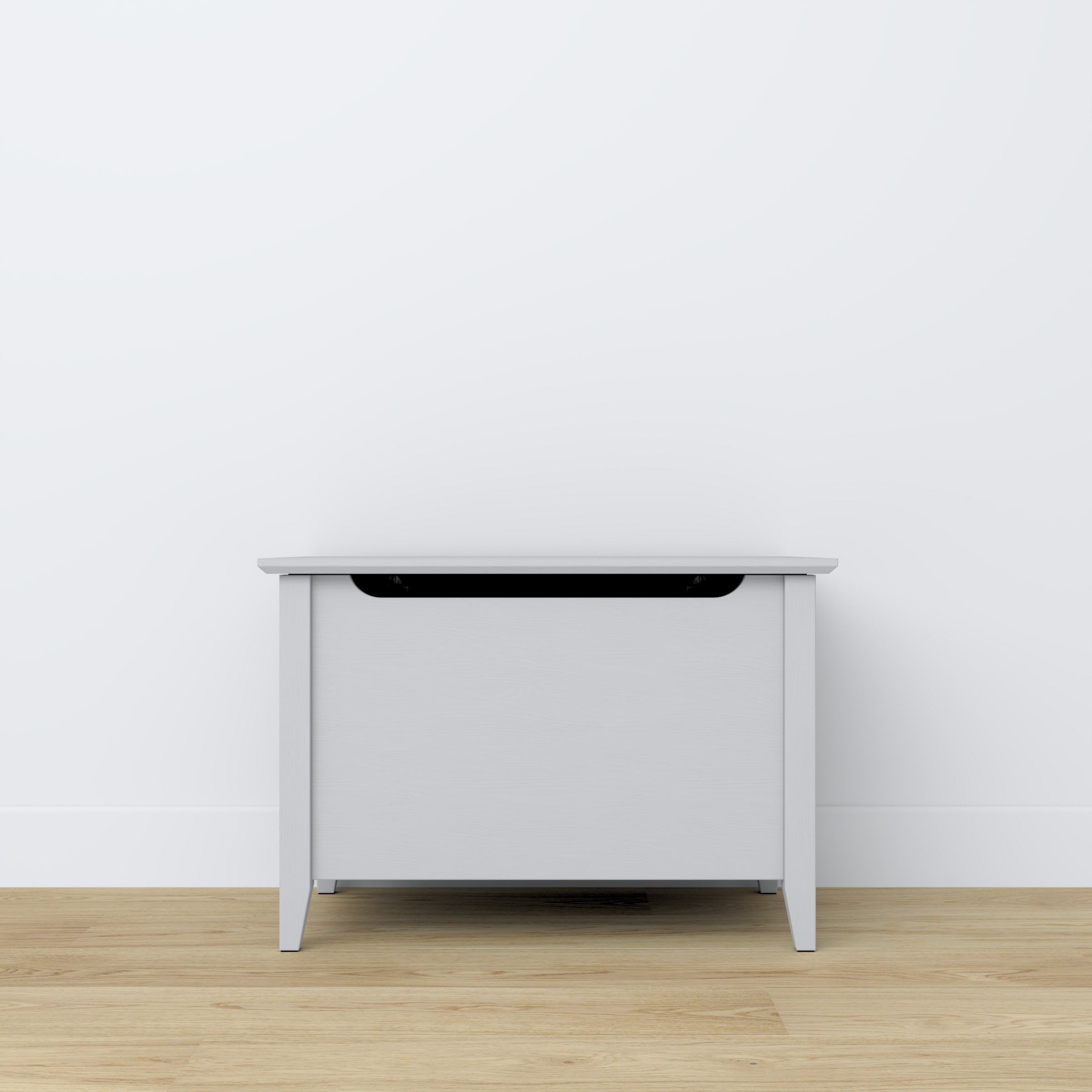 Wooden chest Scandi grey
