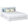 Double bed with drawer N02 wooden in custom RAL/NCS color – solid wood, Nizio