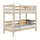 Oak Bunk Bed Bleached Oak – Children’s Room, Solid Wood, Scandinavian Style