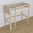 Loft bed bleached oak oak – top view of the sleeping area