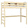 Clear Pine Wooden Loft Bed – Children’s Room, Solid Wood, Scandi Style