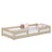 Low Bed Oak Bleached Oak – Bedroom, Solid Wood, Scandinavian Style, Nizio