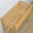Loft bed natural pine wooden – top view of the sleeping area