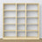 Bookcase clear pine – wooden joints, close-up of workmanship quality
