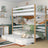 Nizio Home pine slatted base – for bunk beds and loft beds