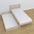 Nizio pine slatted base for bed with drawer – durable support base