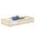 Low Wooden Clear Pine Bed – Bedroom, Solid Wood, Scandinavian Style, Nizio