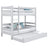 Grey Wooden Bunk Bed with Mattress Drawer – Scandi Children’s Room