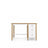 Wooden desk 3S Scandi white / natural oak