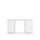 Desk with 6 drawers wooden white – office and youth room, scandi