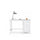 Desk with 3 drawers wooden white – office and youth room, scandi